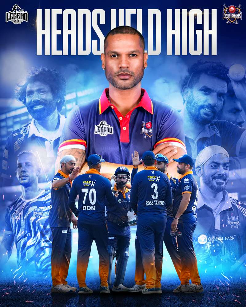 Delhi Royals HEADS HIGH Poster